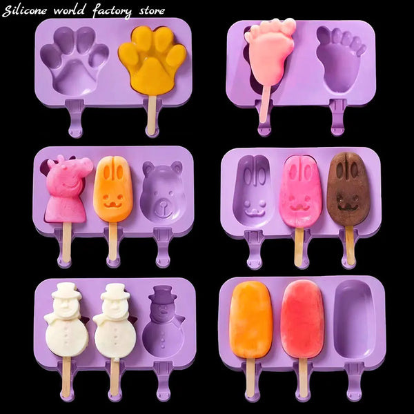 ChillCraft Silicone Popsicle Maker Set