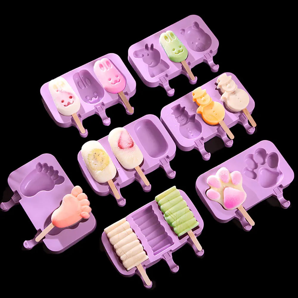 ChillCraft Silicone Popsicle Maker Set
