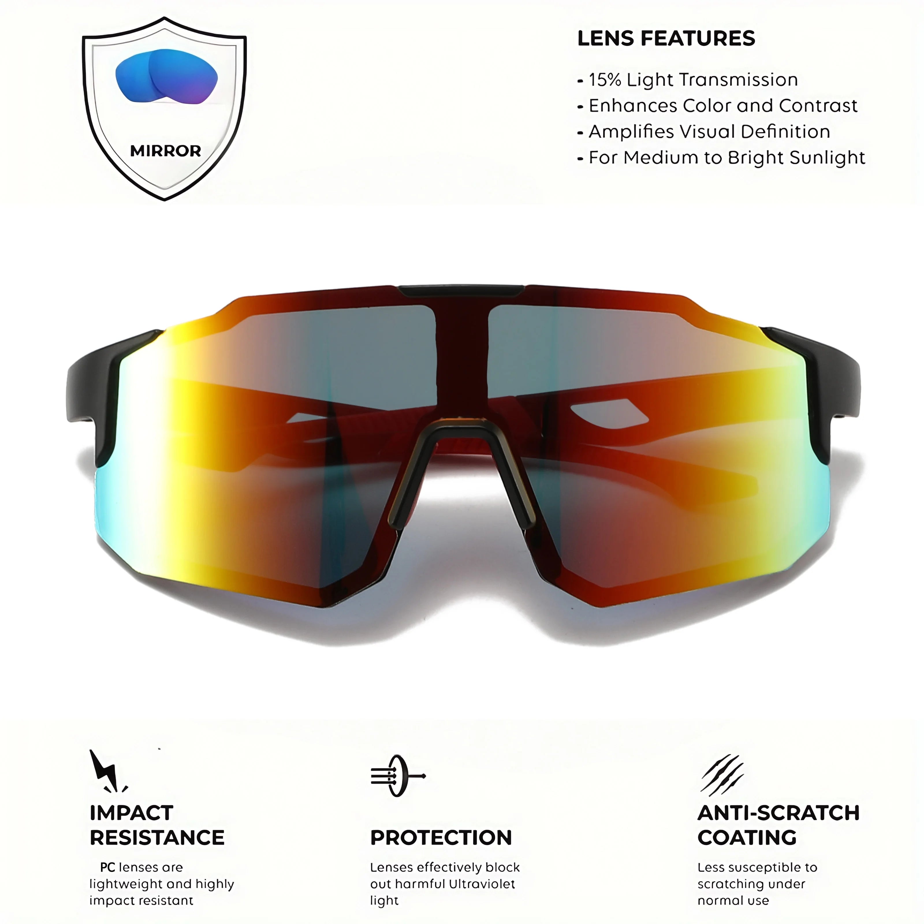 SportShield Colorwrap Shades