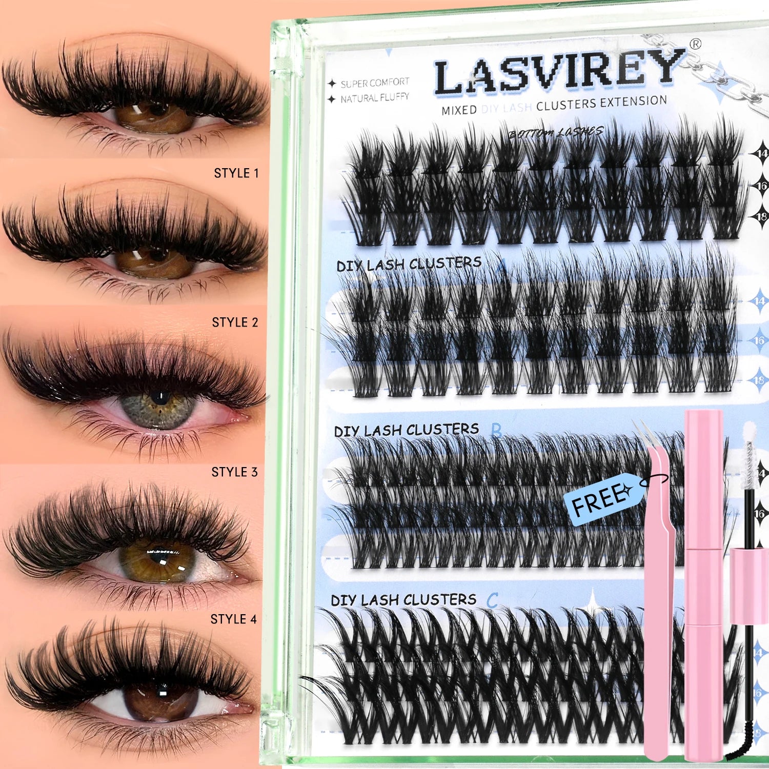 Bold Volume Lash Cluster Kit
