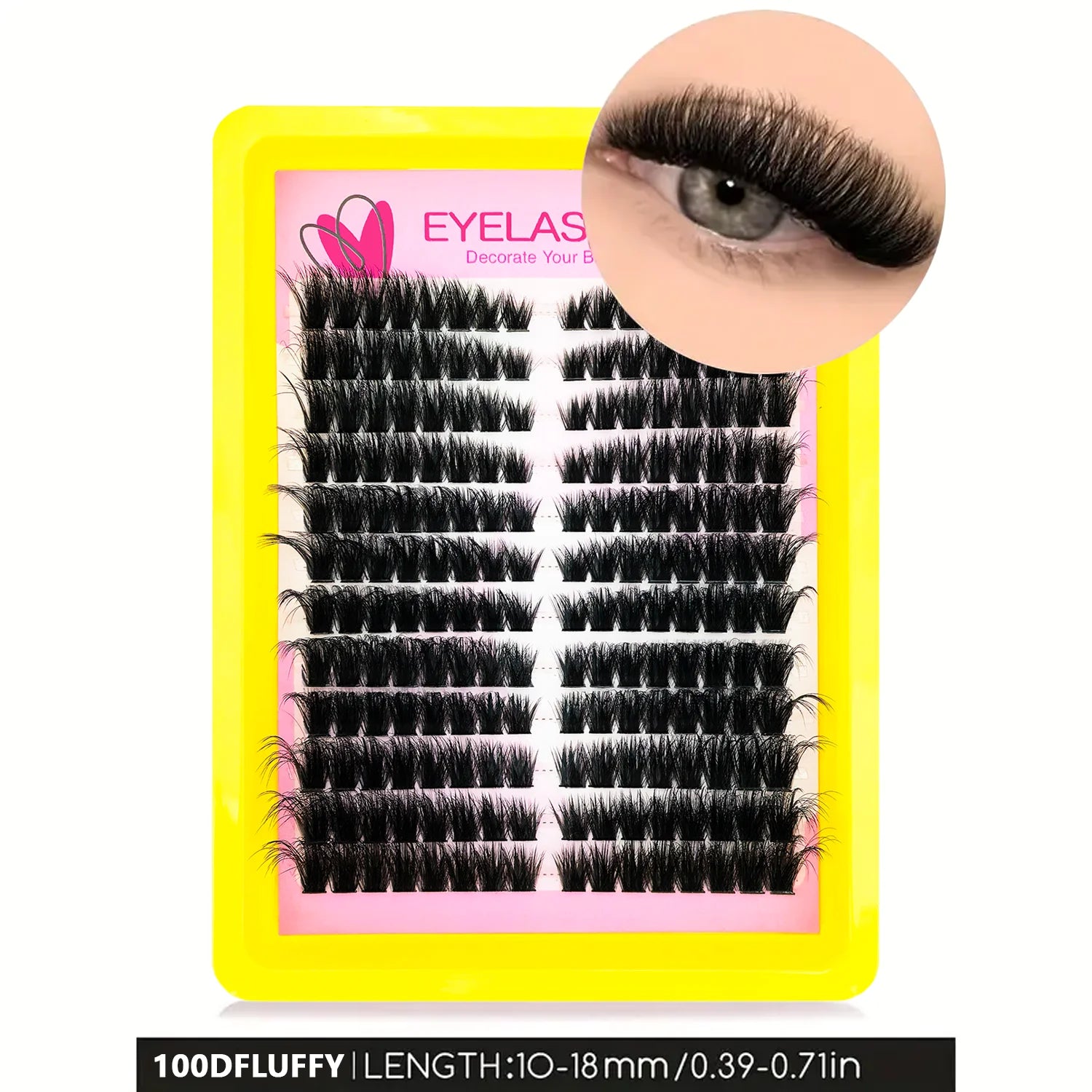 Soft Natural Lash Cluster Extensions Kit