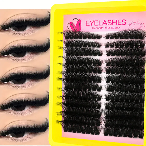Soft Natural Lash Cluster Extensions Kit