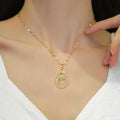 Golden Heart Shine Necklace