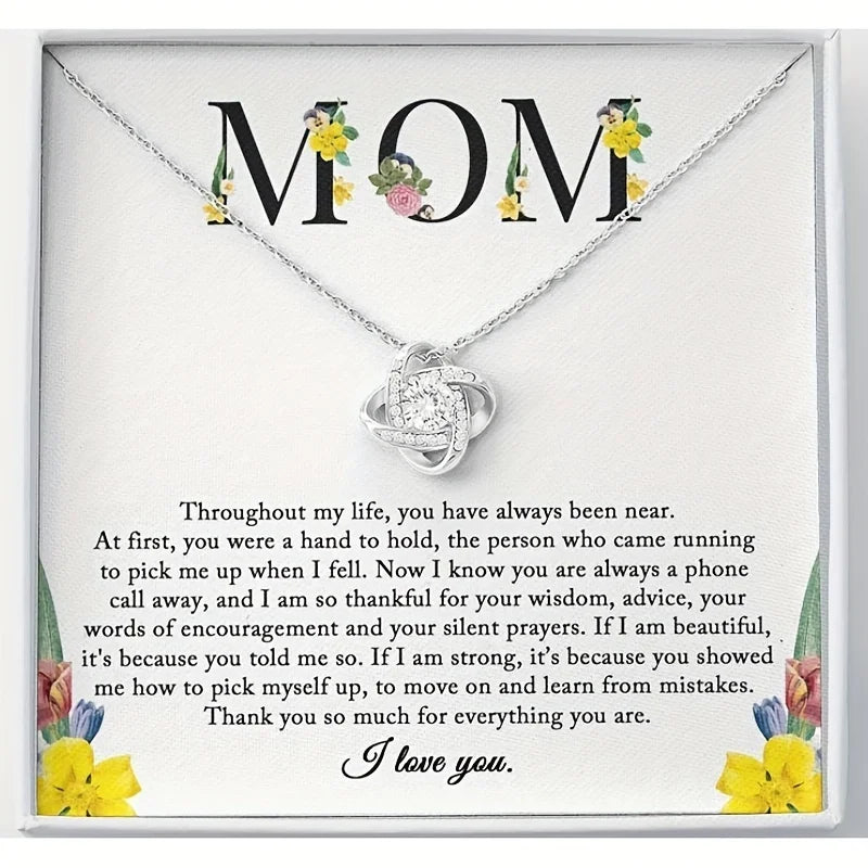 Heartfelt Mom Keepsake Necklace