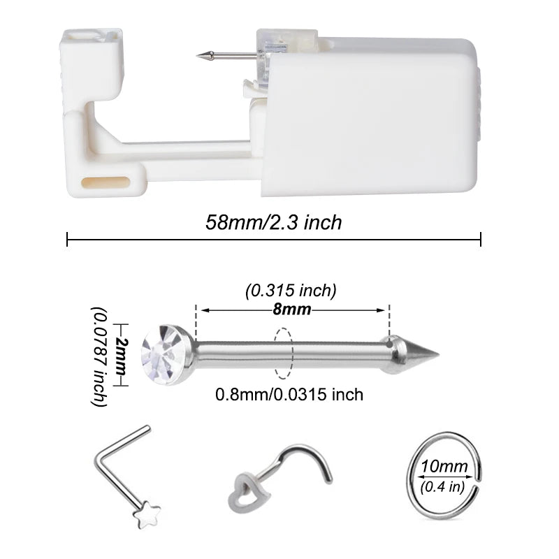 EasyPierce Disposable Nose Stud Kit