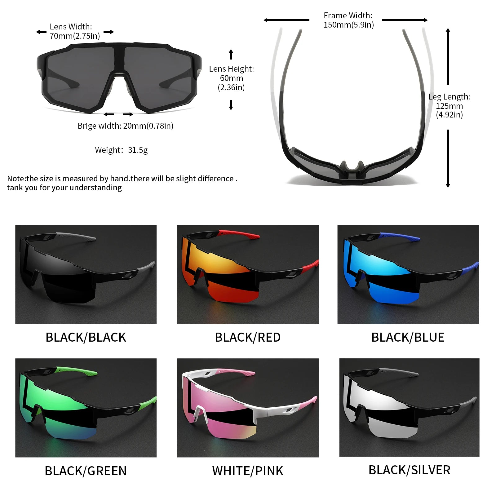SportShield Colorwrap Shades